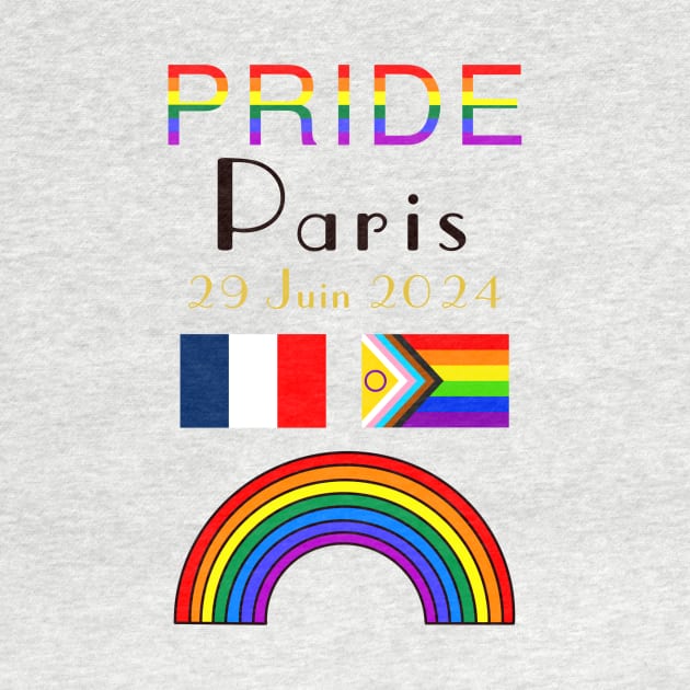 Pride Paris France 2024 by Hedgehog Bubbles